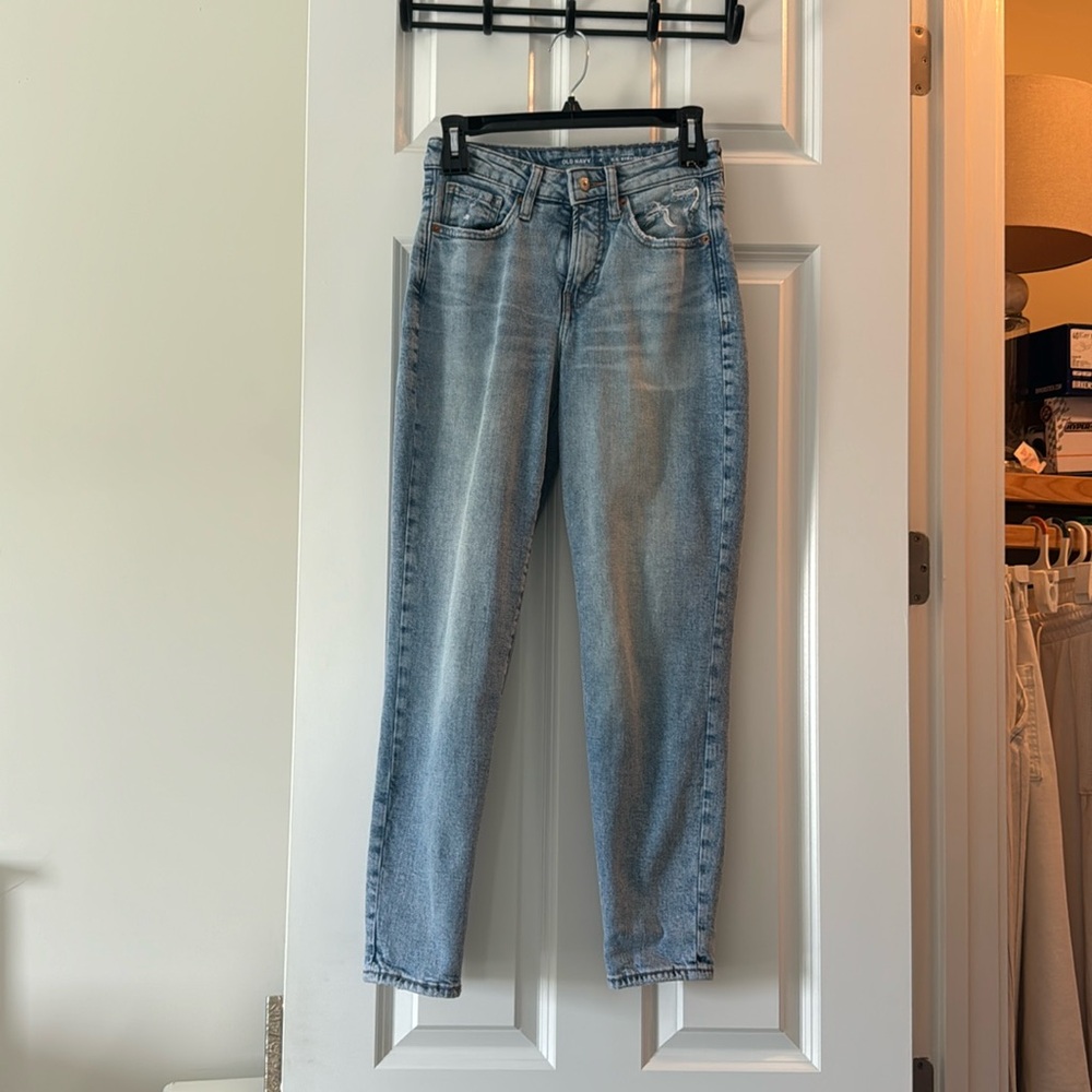 Straight leg jeans